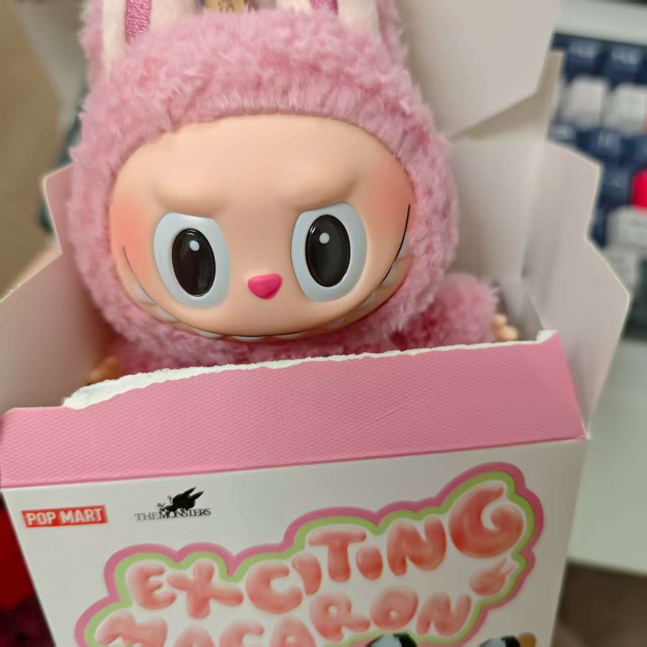 Christmas Gift POPMART labubu Exciting Macaron🍬💖