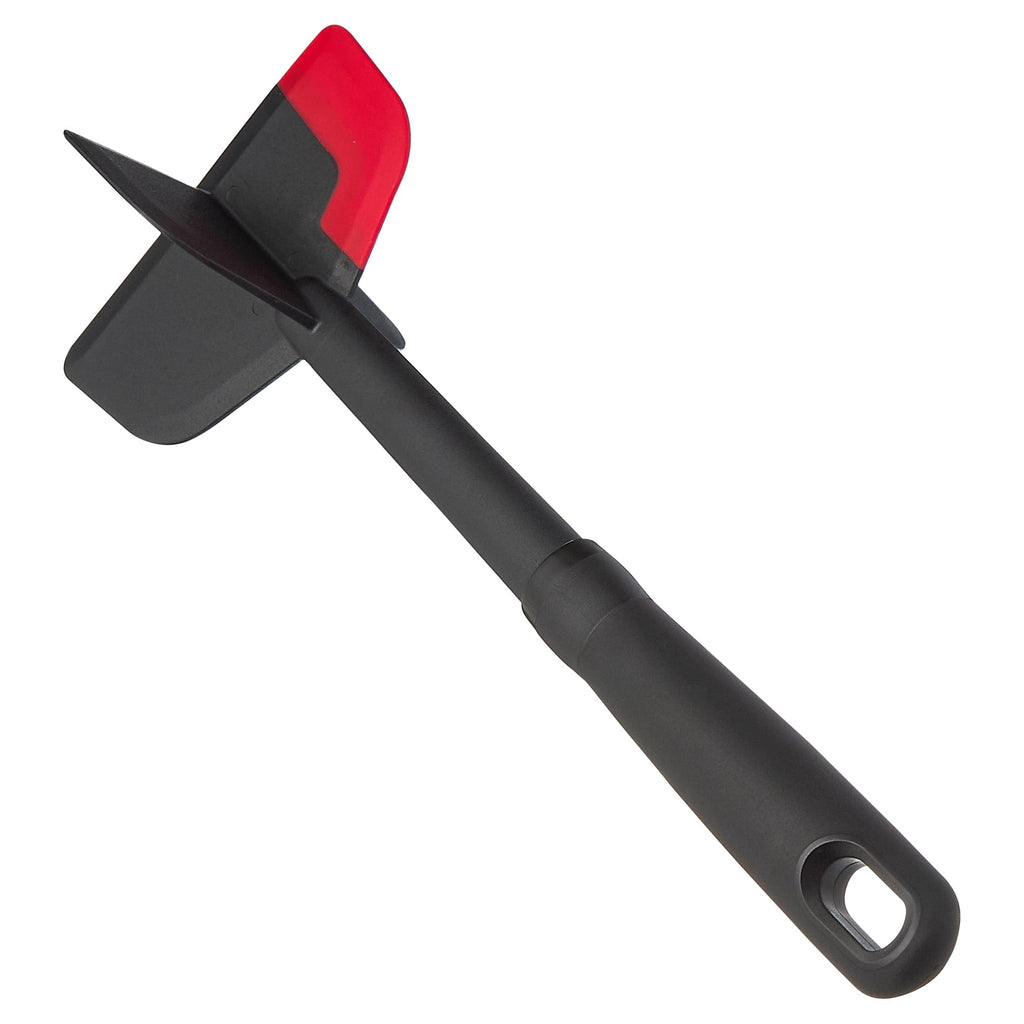 Multi-Functional Silicone Meat Masher and Chopper, Black - Multi-Functional Manual Food Chopper & Slicer Detail