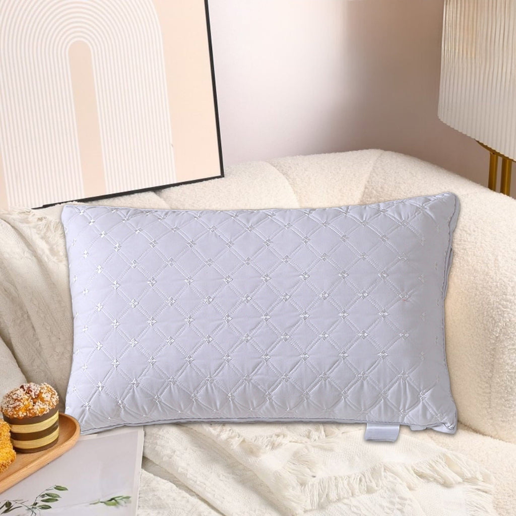 Ergonomic Memory Foam Hotel Grade Extra Soft Pillows Queen Size Set of 2 Supportive Bed Pillow for Back Side and Stomach Sleepers, Breathab... - Hotel Quality Plush Sleeping Pillows Detail