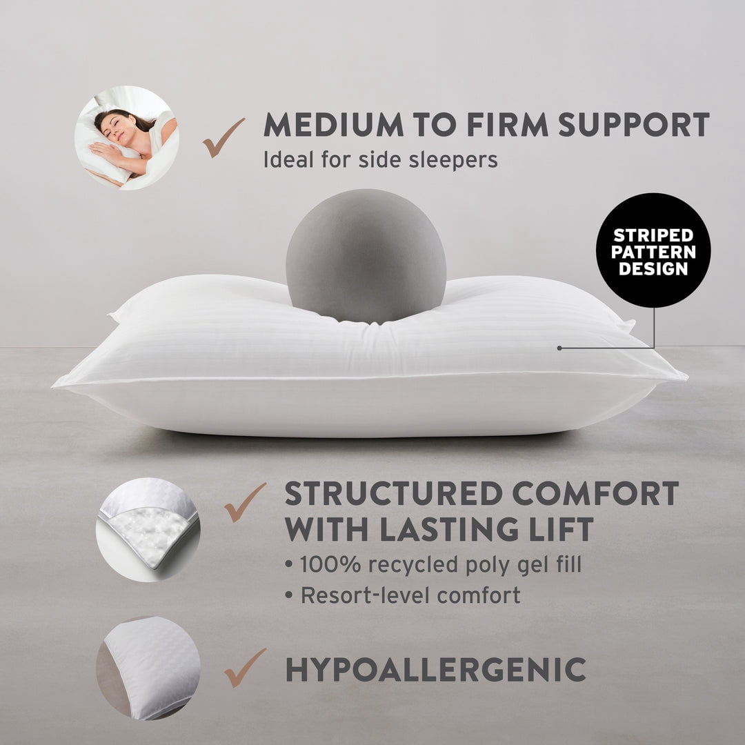 Fluffy Shredded Dolce Notte II Stomach, Side and Back Sleeper Bed Pillow for Sleeping | Hotel and Resort Quality | Hypoallergenic, Do... - Hotel Quality Plush Sleeping Pillows Detail