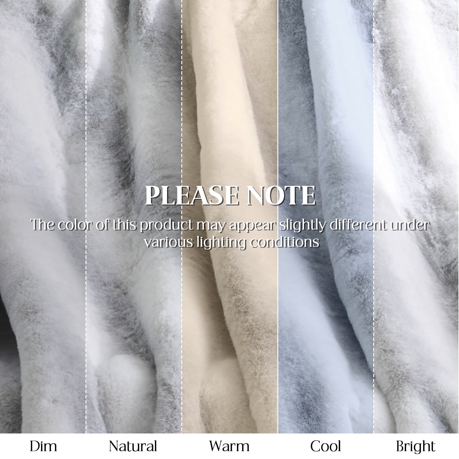 Decorative Knitted Luxury Faux Fur Throw Blanket for Bed Super Thick Warm Fuzzy Blankets for Bedroom Living Room, 60" x 80", White - Super Soft Reversible Sherpa Flannel Blanket Detail