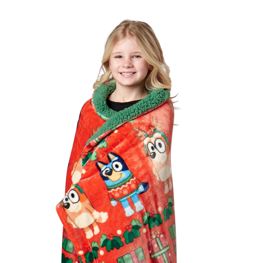 Decorative Knitted Holidays are Nice Silk Touch Throw Blanket with Sherpa Reverse 50 x 60 inches - Luxury Knitted Decorative Throw Blanket with Fringes Detail