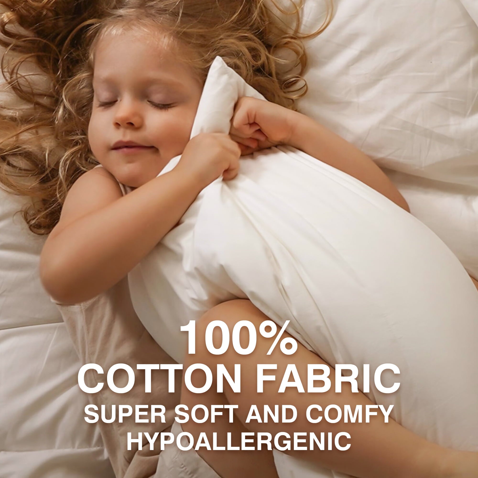Orthopedic Support Pillows and Bed Pillows Queen Size for Sleeping,With 2 Set of Soft Cotton Cover- Pack of 2 - Hotel Quality Plush Sleeping Pillows Detail