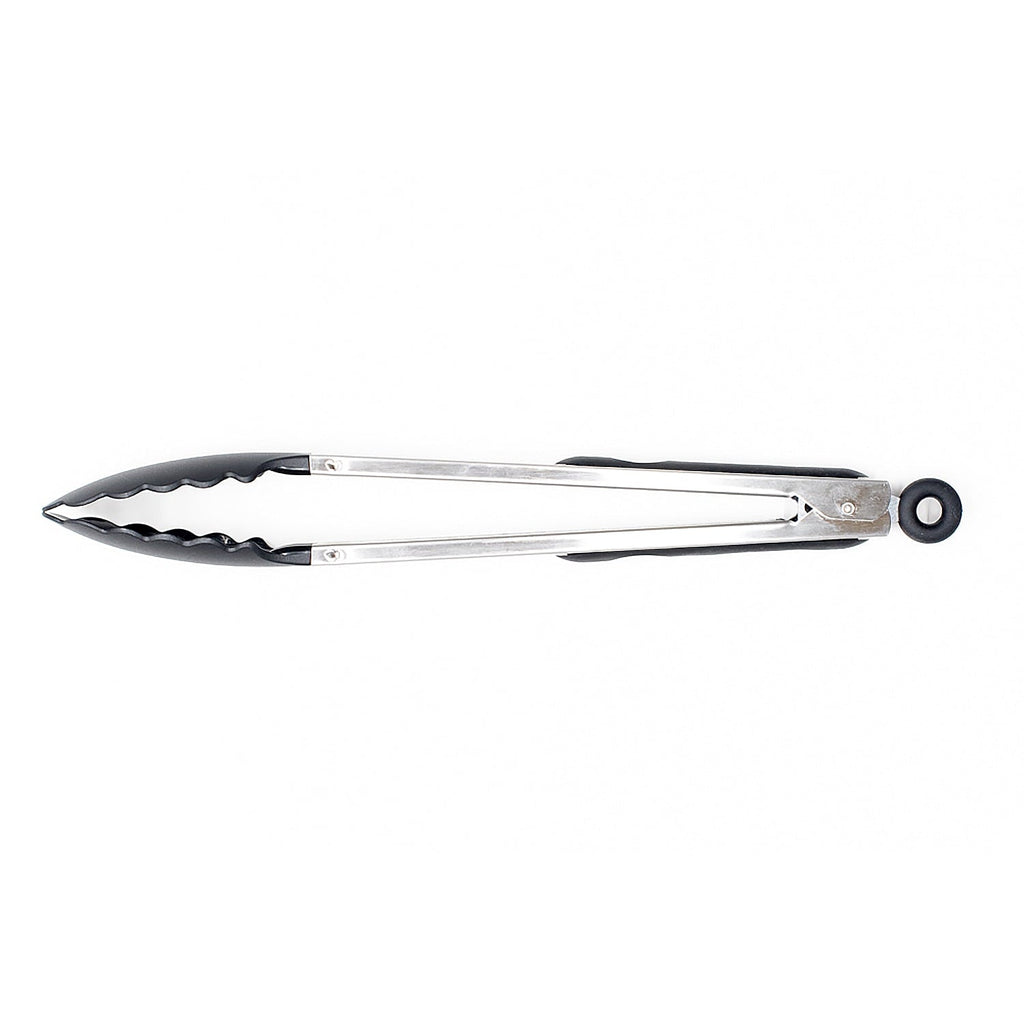 High-Precision 13 Inch Rust Resistant Nylon End Stainless Steel Dripless Kitchen Tongs - High-Precision Culinary Tool for Baking & Cooking Detail