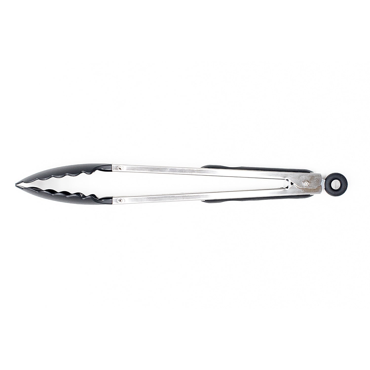 High-Precision 13 Inch Rust Resistant Nylon End Stainless Steel Dripless Kitchen Tongs - High-Precision Culinary Tool for Baking & Cooking Detail