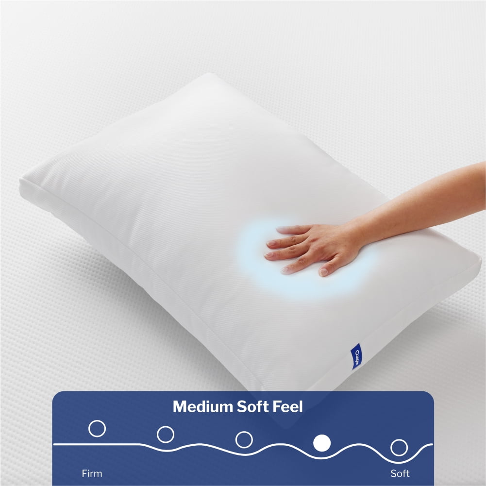 Fluffy Shredded Sleep Essential Cooling Pillow, Standard - Ergonomic Memory Foam Pillow for Neck Pain Support Detail