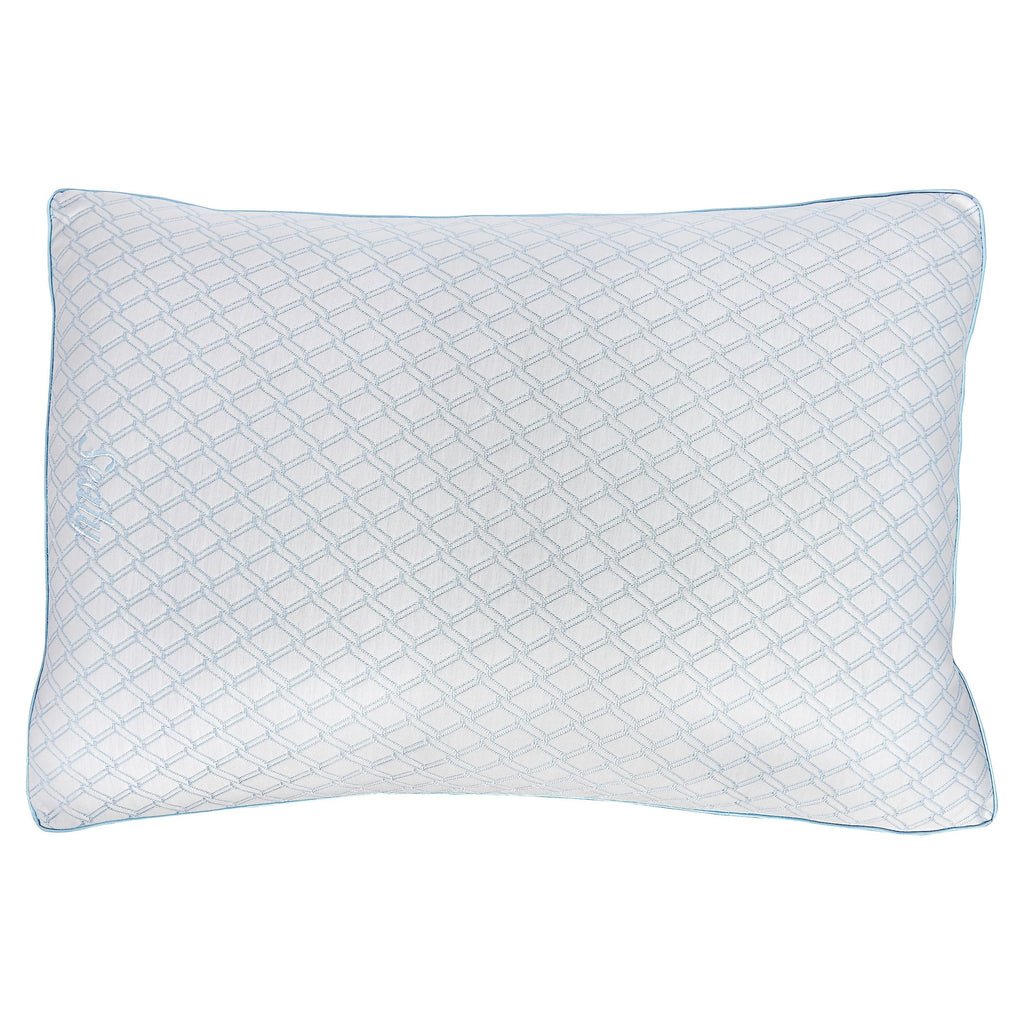 Fluffy Shredded Cooling Performance Odor Neutralizing Extra Firm Support Machine Washable Pillow, King - Ergonomic Memory Foam Pillow for Neck Pain Support Detail