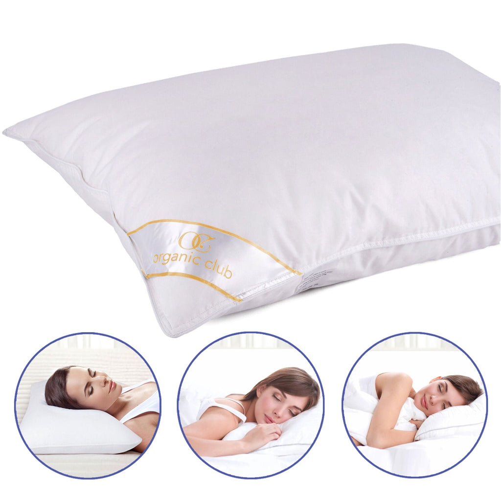 Fluffy Shredded Queen Size Camel Wool-Filled Pillow 20x28" (50x70 cm) Bed Pillow for Sleeping Washable Cotton Pillow for Bed, 1 Count... - Decorative Throw Pillow Cushion for Sofa & Bed Detail