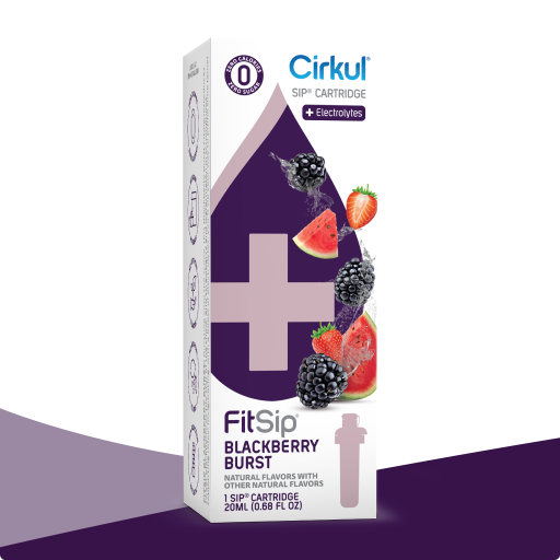 Sugar-Free FitSip Blackberry Burst Z16Q - Zero-Calorie Multi-Flavor Sip Pods for Water Bottle - Default Title