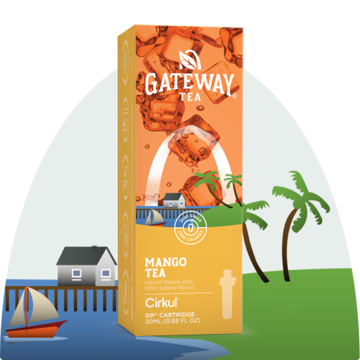 Refreshing Electrolyte Gateway Mango Tea AQB7 - Vitamin-Infused Natural Refreshing Flavor Core - Default Title