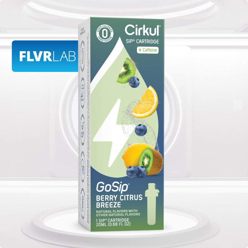 Natural Fruit Flavored GoSip Berry Citrus Breeze 2YHA - Sugar-Free Fruit Flavor Cartridge Refill Detail