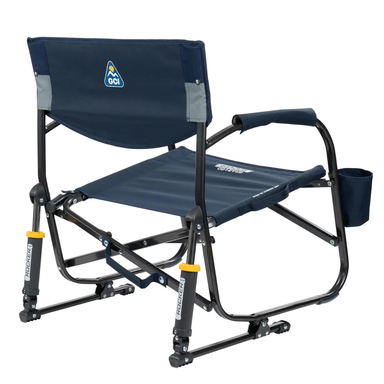 Smooth Motion Grab & Go Rocker - Choice 551 - Patented Spring-Action Rocking Chair for Camping Detail