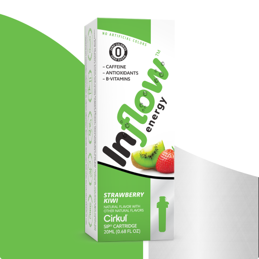 Vitamin-Infused Inflow Energy Strawberry Kiwi H4WK - Electrolyte Hydration Enhanced Taste Cartridges - Default Title