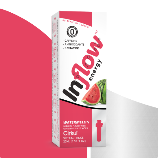 Vitamin-Infused Inflow Energy Watermelon 8J1M - Electrolyte Hydration Enhanced Taste Cartridges - Default Title