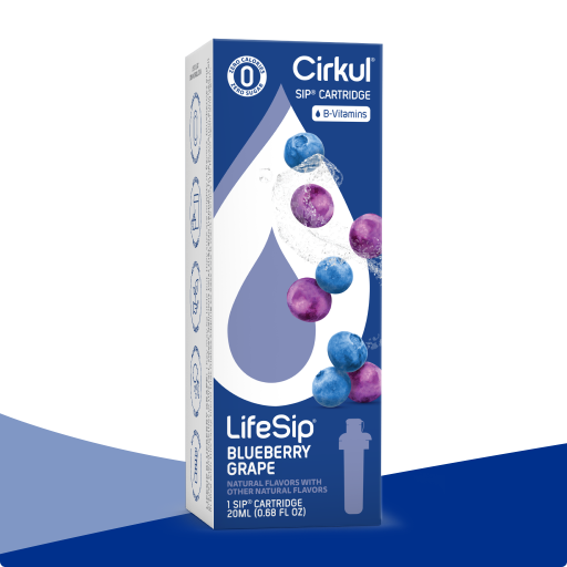 Zero-Calorie LifeSip Blueberry Grape C76C - Zero-Calorie Multi-Flavor Sip Pods for Water Bottle - Default Title