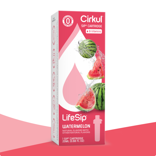 Vitamin-Infused LifeSip Watermelon 23L4 - Zero-Calorie Multi-Flavor Sip Pods for Water Bottle - Default Title