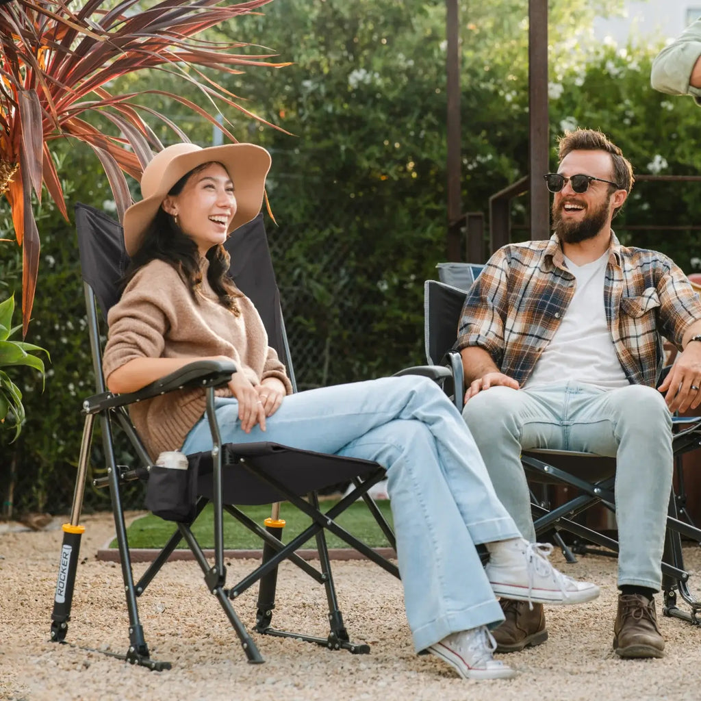 Patented Spring-Action RoadTrip Rocker - Choice 855 - Patented Spring-Action Rocking Chair for Camping Detail