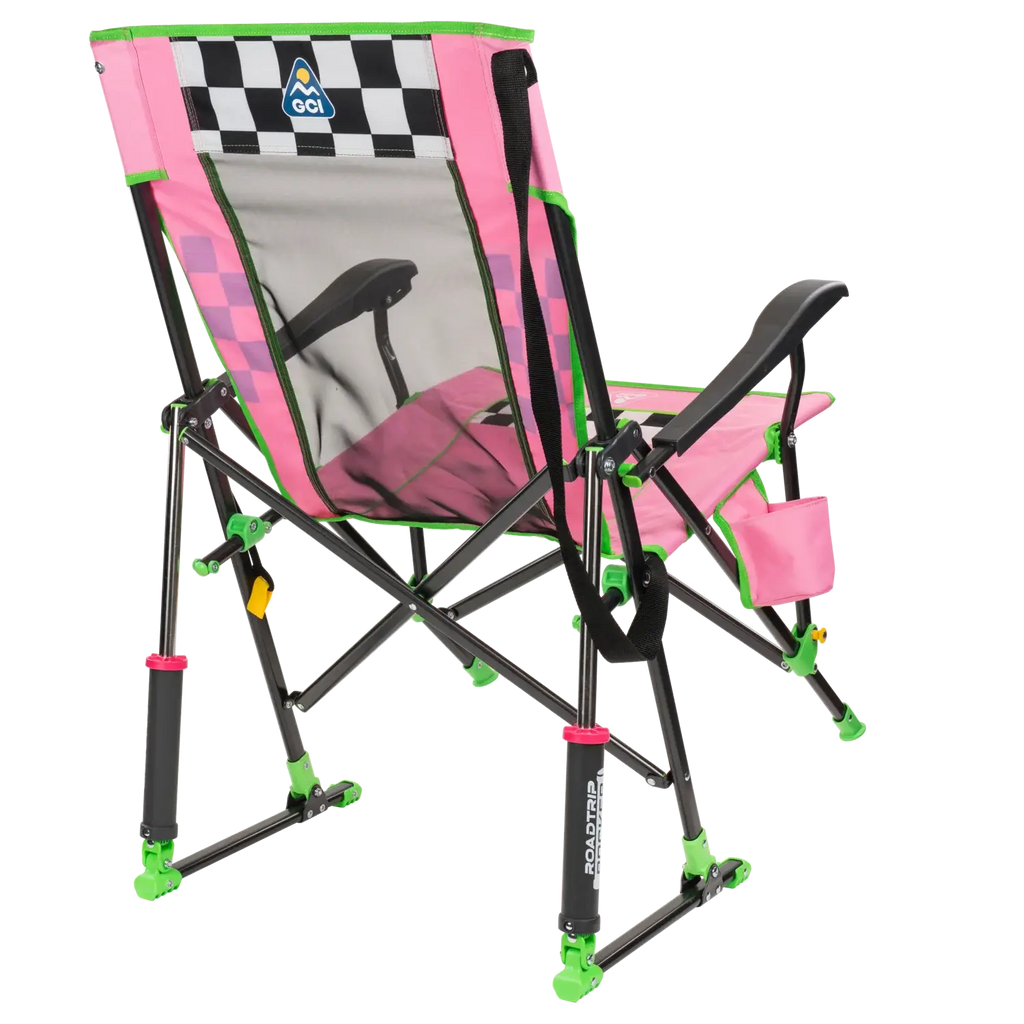 Smooth Motion RoadTrip Rocker - NASCAR For Her - Choice 560 - Freestyle Rocker Portable Outdoor Folding Chair Detail