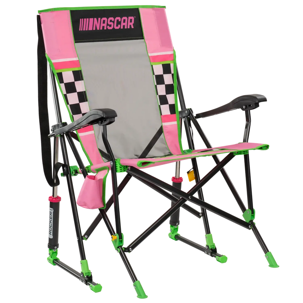 Smooth Motion RoadTrip Rocker - NASCAR For Her - Choice 560 - Freestyle Rocker Portable Outdoor Folding Chair - Default Title