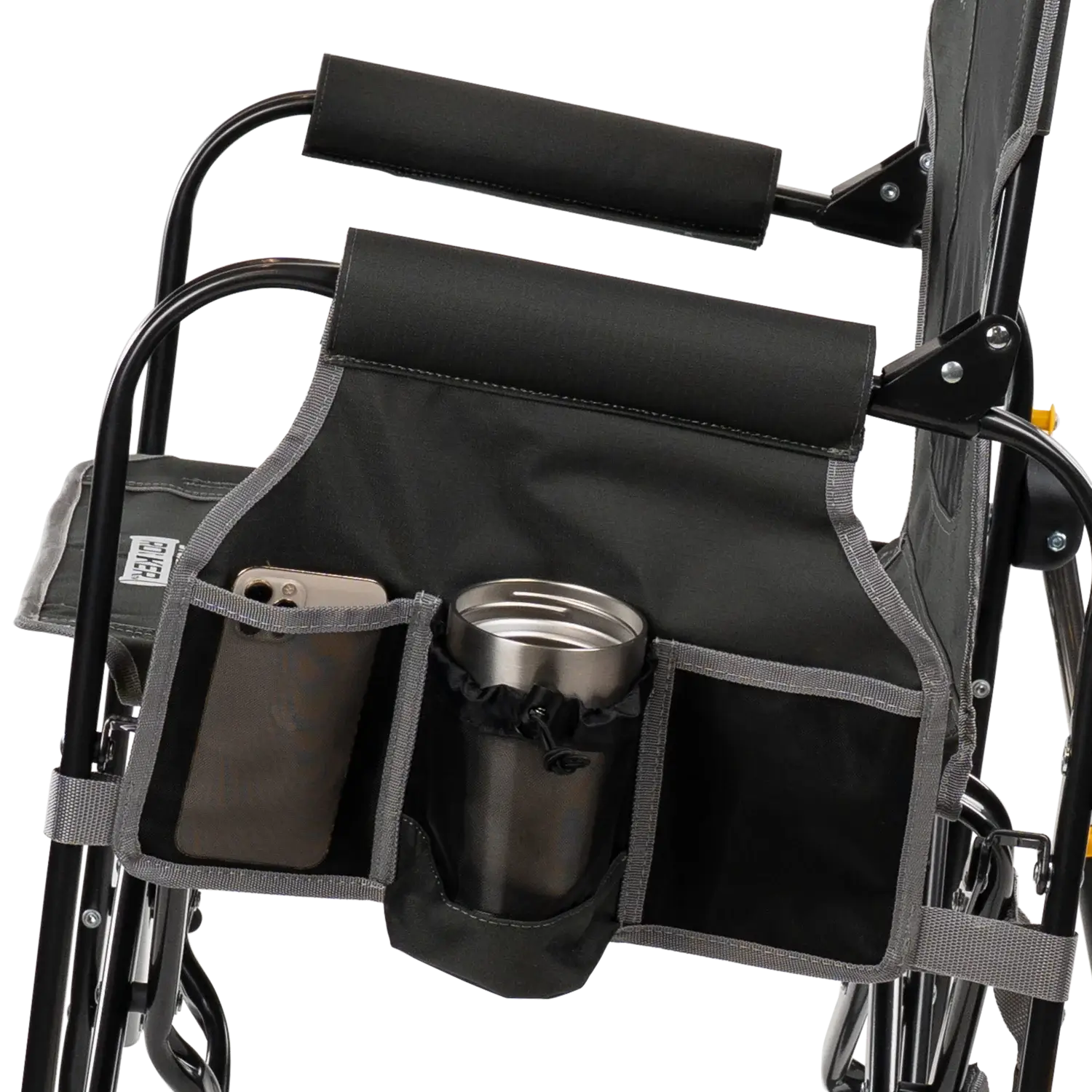 Premium All-Weather Stowaway Rocker with Side Table - Choice 253 - Freestyle Rocker Portable Outdoor Folding Chair Detail