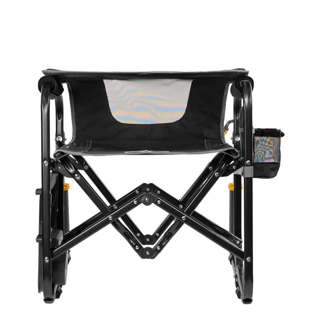 Premium All-Weather Stowaway Rocker with Side Table - Choice 253 - Freestyle Rocker Portable Outdoor Folding Chair Detail