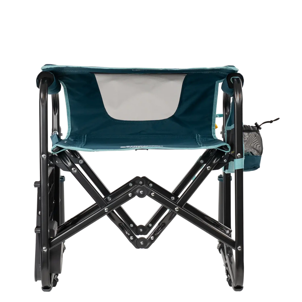 Premium All-Weather Stowaway Rocker with Side Table - Choice 253 - Freestyle Rocker Portable Outdoor Folding Chair Detail