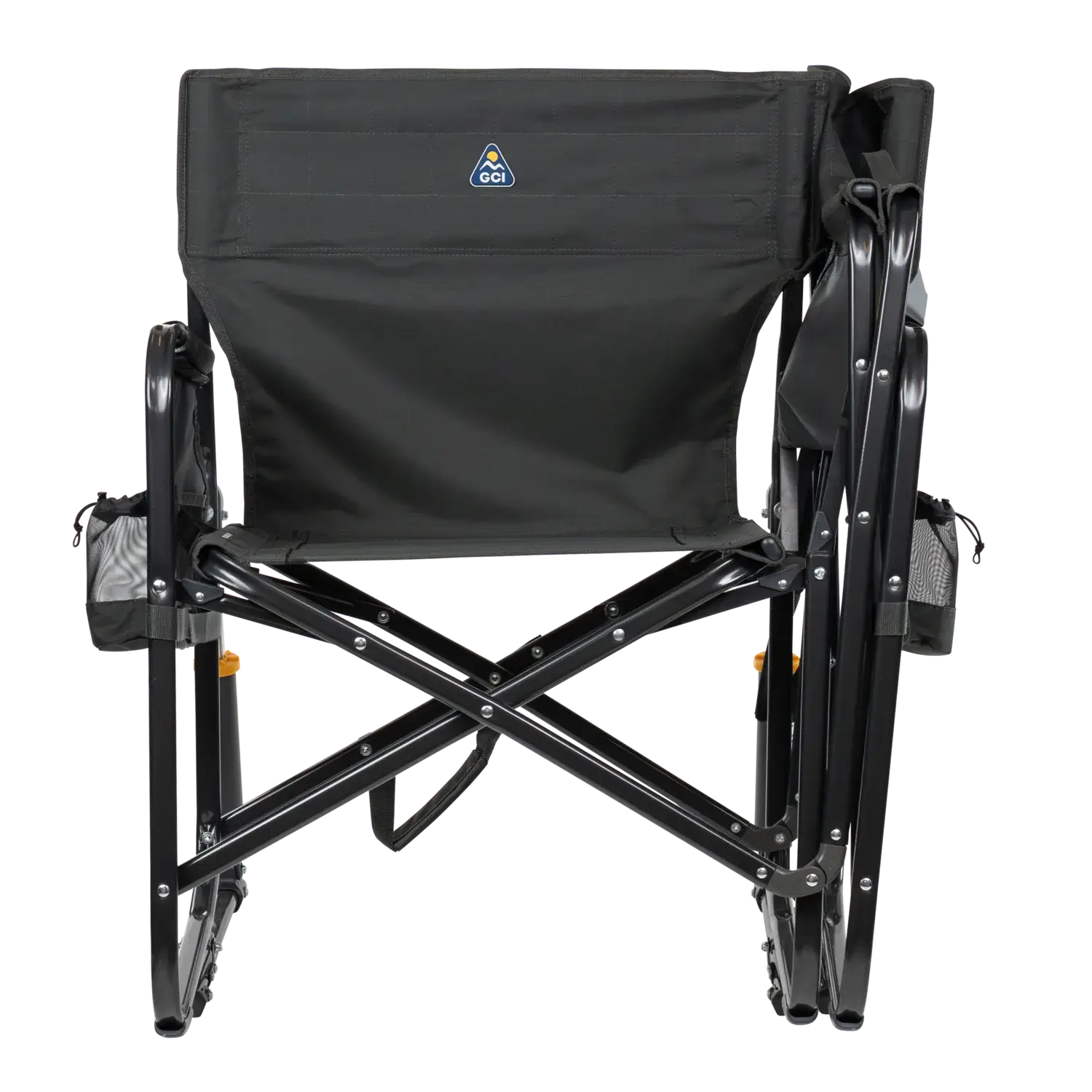 Premium All-Weather Tandem Rocker - Choice 227 - Heavy-Duty Kickback Rocker with Beverage Holder Detail