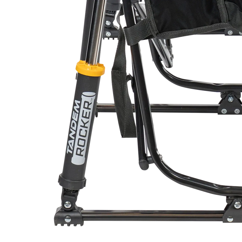 Premium All-Weather Tandem Rocker - Choice 227 - Heavy-Duty Kickback Rocker with Beverage Holder Detail