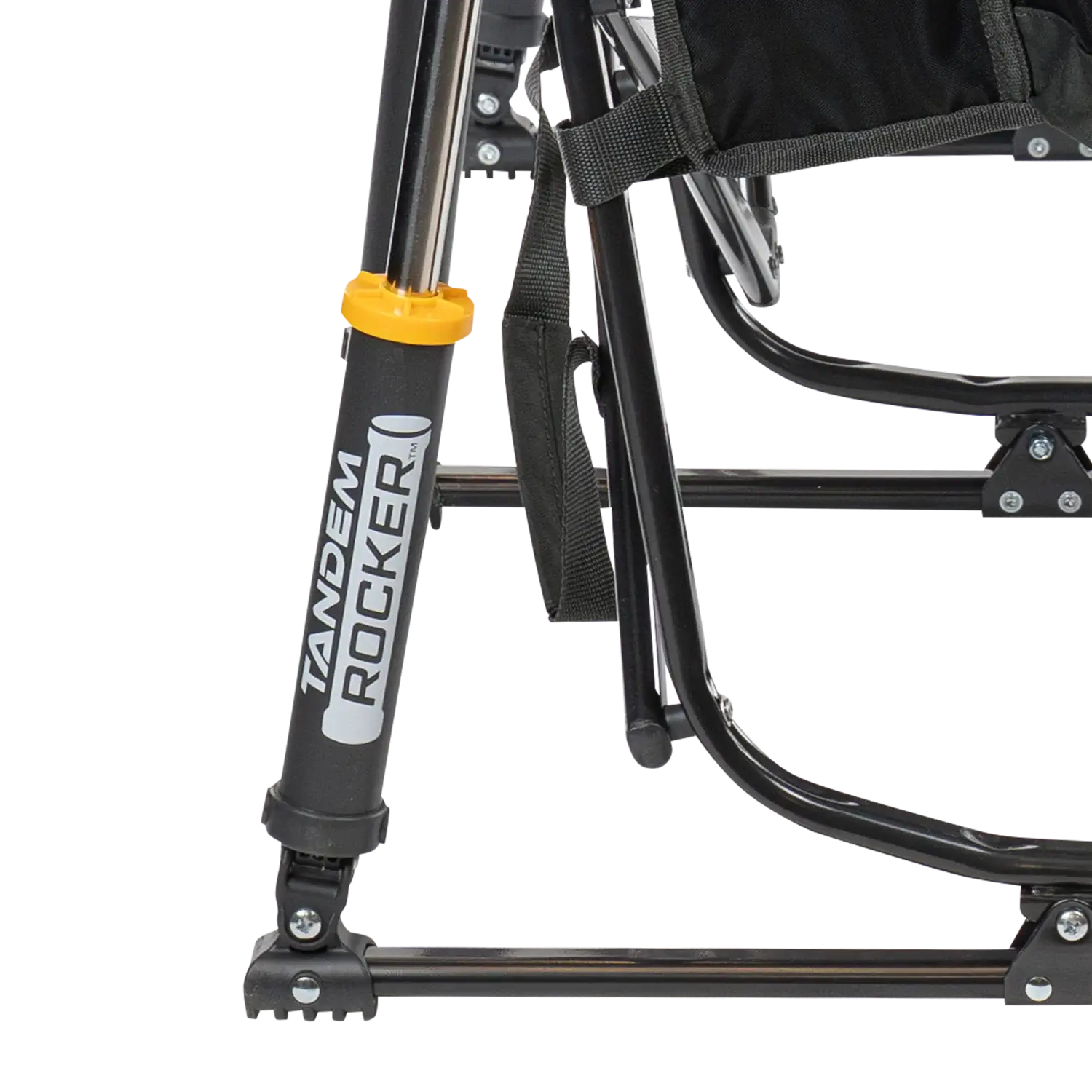 Premium All-Weather Tandem Rocker - Choice 227 - Heavy-Duty Kickback Rocker with Beverage Holder Detail